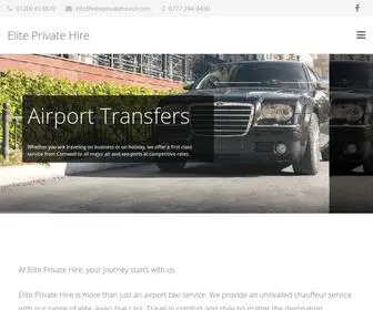 Eliteprivatehireuk.com(Airport Transfers & Private Executive Travel) Screenshot