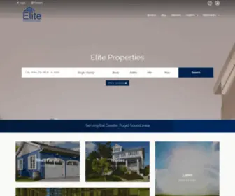 Eliteproperties360.com(Lacey WA Homes and Real Estate) Screenshot