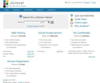 Eliteral.com(Web Hosting Mumbai) Screenshot