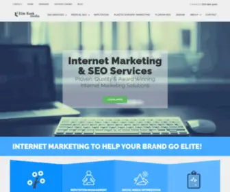 Eliterankseo.com(Award-Winning SEO for All Industries) Screenshot