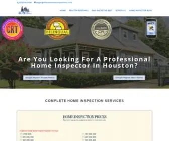 Eliterealestateinspections.com(Elite Real Estate Inspection) Screenshot