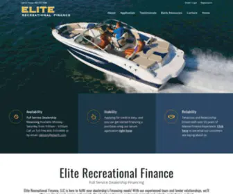 Eliterfs.com(Elite Recreational Finance) Screenshot