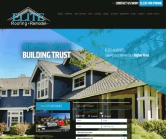 Eliteroofingnw.com(Elite Roofing & Remodel) Screenshot