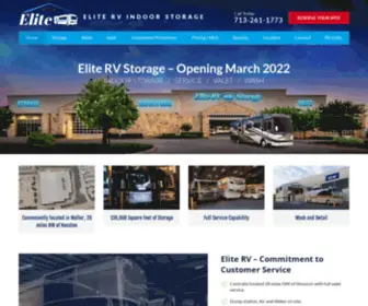 Elitervhouston.com(INDOOR STORAGE) Screenshot