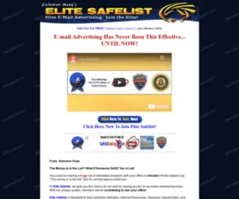 Elitesafelist.com(Elite Safelist.com) Screenshot