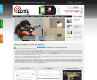 Elitescorer.com(Low Cost Electronic Target system for Home and Shooting ranges. Product) Screenshot