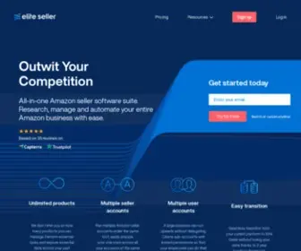 Eliteseller.com(Essential Amazon Seller Tools Suite for FBA) Screenshot