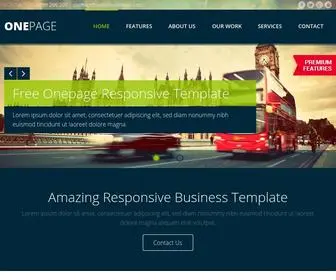 Elitesiliconintelligence.net(Responsive One Page website template) Screenshot