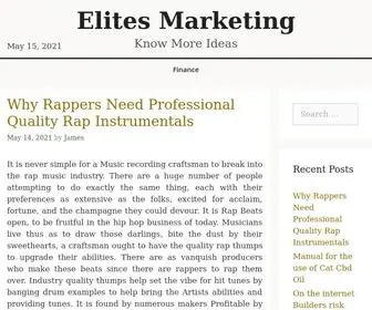 Elitesmarketing.com(Elites Marketing) Screenshot