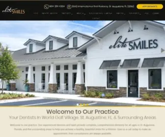 Elitesmilesdentistry.com(Elite Smiles) Screenshot