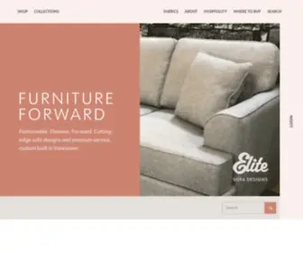 Elitesofas.com(Elite Sofa Designs) Screenshot