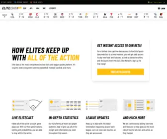 Elitesportsdata.com Screenshot