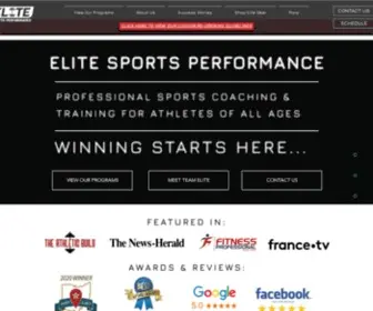 Elitesportsperformancegym.com(Sports Training & Nutrition) Screenshot