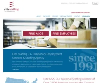 Elitestaffinginc.com(Elite Staffing) Screenshot