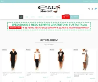 Elitestores.it(VENDITA ON LINE SCARPE E BORSE UOMO DONNA) Screenshot