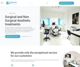 Elitestylepolyclinic.com(Leading medical facility in Dubai Elite Style Policlinic) Screenshot