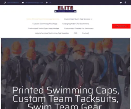 Eliteswimcaps.com(Eliteswimcaps) Screenshot