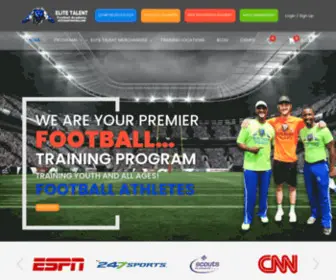 Elitetalentfootball.com(Elite Talent Football) Screenshot