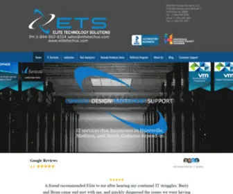 Elitetechus.com(Business IT Support) Screenshot