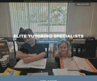 Elitetutoringspecialists.com(Elite Tutoring Specialists) Screenshot