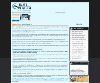 Elitewebtech.com(Elite WebTech) Screenshot