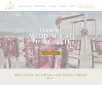 Eliteweddingshawaii.com(Weddings of Hawaii) Screenshot