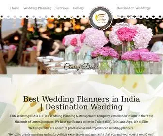 Eliteweddingsindia.com(Elite Weddings India) Screenshot