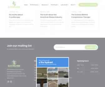 Elitewellnessperformance.com(Sports Training) Screenshot