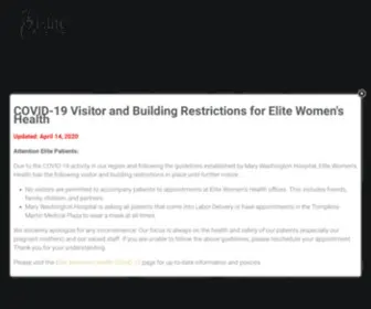 Elitewomenshealthva.com(Elite Women's Health) Screenshot