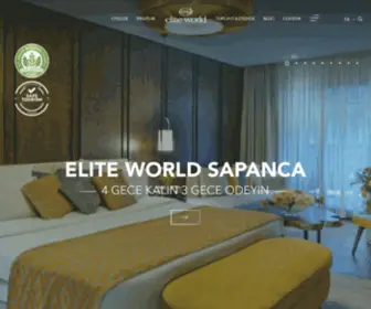 Eliteworldhotels.com.tr(Elite World Hotels & Resorts) Screenshot