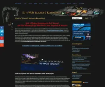 Elitewowmacros.com(World of Warcraft Macros & Keybindings) Screenshot