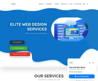 Elitexpertz.com(Orlando Web Designer) Screenshot