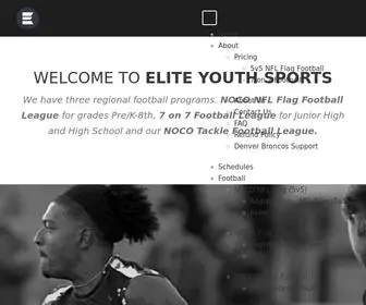 Eliteyouthsports.org(Flag Football Northern Colorado And Fort Collins) Screenshot