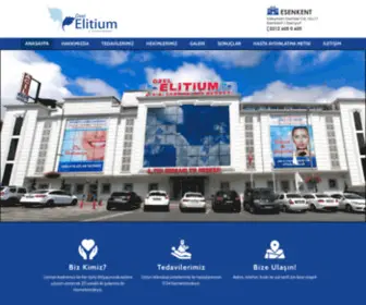 Elitium.com.tr(İstanbul Esenkent&#039;te A tipi cerrahi tıp merkezi olarak hizmet vermekteyiz) Screenshot