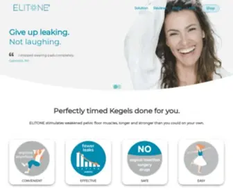 Elitone.com(Tones pelvic floor muscles to reduce urinary leaks) Screenshot