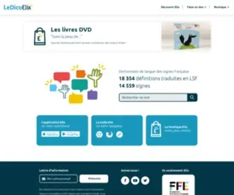 Elix-LSF.fr(Le Dico Elix) Screenshot
