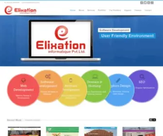 Elixation.com(Software & Website Develpment Company in Udaipur India) Screenshot