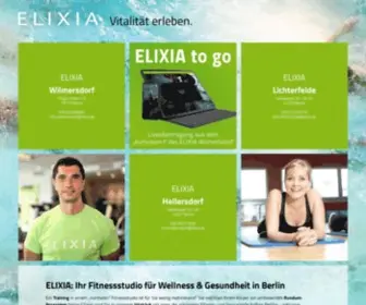 Elixia.de(ELIXIA Vitalclubs Berlin) Screenshot