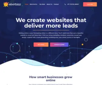 Elixirbizz.com(Imagination Coming To Life) Screenshot