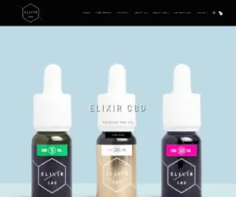 Elixircbd.com(Elixir CBD) Screenshot