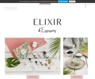 Elixirdessences.fr(Réseau) Screenshot