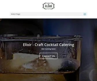 Elixirdfw.com(Elixir Mixology Craft Drinks Weddings Special Events Catering) Screenshot