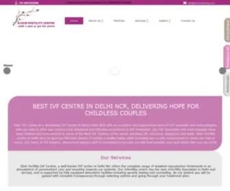 Elixirfertility.com(Best IVF Center in Delhi NCR) Screenshot