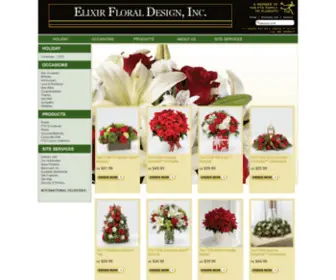 Elixirfloraldeltona.com(Elixir Floral Design Inc) Screenshot