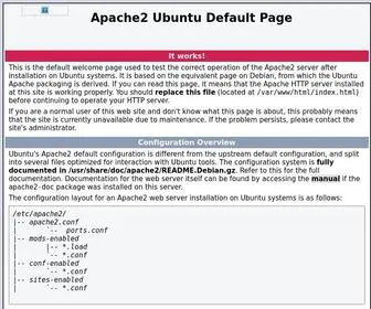 Elixirpchelp.fun(Apache2 Ubuntu Default Page) Screenshot