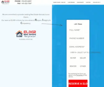 Elixirrealestate.ca(Homes For Sale) Screenshot