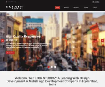 Elixirstudioz.com(MVIT Solutions) Screenshot