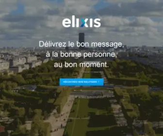 Elixis.com(Délivrez le bon message) Screenshot
