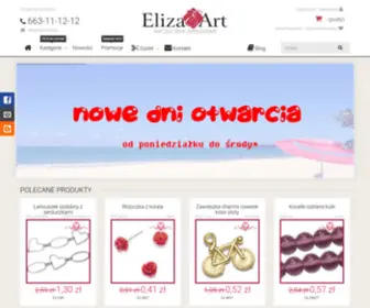 Elizaart.pl(Szkło weneckie) Screenshot