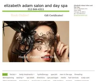 Elizabethadamsalon.com(Elizabeth Adam Salon and Day Spa) Screenshot